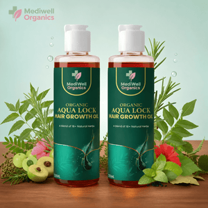 Mediwell AquaLock Hair Growth Oil - Mediwell Organics