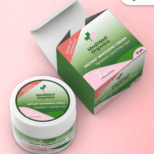 Mediwell Organics Instant Whitening Cream - Mediwell Organics