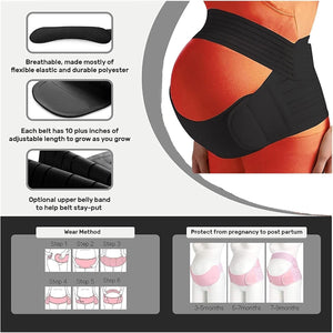 Ultra Comfortable pregnancy Belt - Soft & Breathable - Mediwell Organics